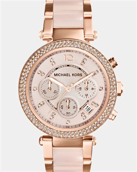 chronograph parker rose gold tone